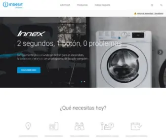 Indesit.es(Electrodomésticos y Cocinas asequibles y confiables) Screenshot