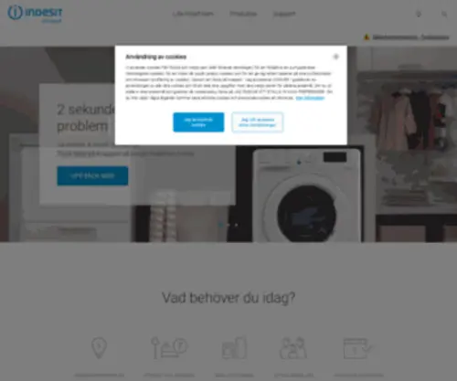 Indesit.se(Indesit) Screenshot