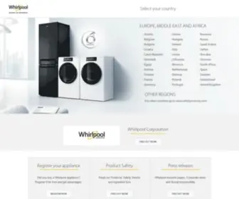 Indesitcompany.com(Whirlpool EMEA) Screenshot
