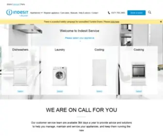 Indesitservice.co.uk(Official Indesit Appliance Repair) Screenshot