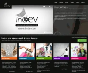 Indev.be(Agence web) Screenshot