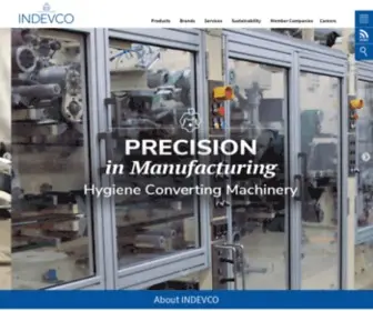 IndevCogroup.com(INDEVCO Multinational Manufacturers & Industrial Consultants) Screenshot