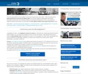 Index-Assurance.fr(Assurance auto) Screenshot