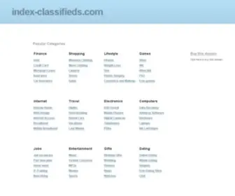 Index-Classifieds.com(Domain Temporarily Parked with DreamHost Web Hosting) Screenshot