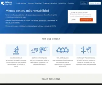 Indexacapital.com(Indexa) Screenshot