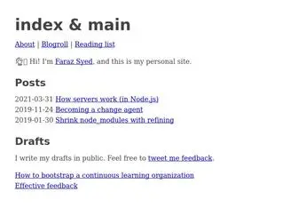 Indexandmain.com(Index & main) Screenshot