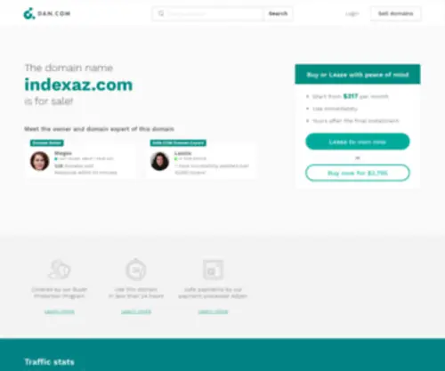 Indexaz.com(Forsale Lander) Screenshot