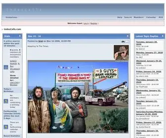 Indexcalls.com(Trading, macros, politics, spoos, repos, credit spreads, bond yields, Wizard of Bubbleland, BOJ, B52) Screenshot