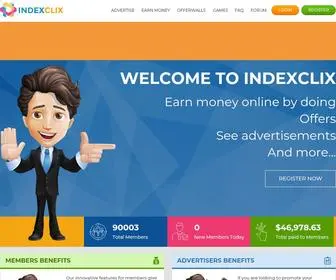 Indexclix.com(Earn Money Online) Screenshot