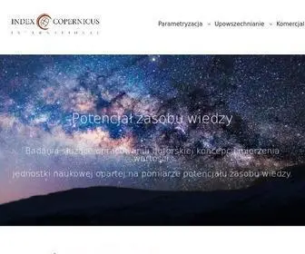 Indexcopernicus.com(Index Copernicus) Screenshot