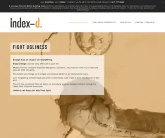 Indexd.com(Modern architectural hardware. All of the architectural hardware we offer) Screenshot