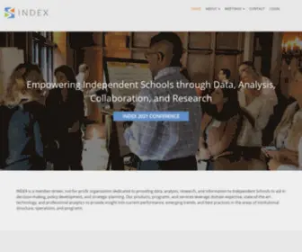 Indexgroups.org(Independent School Data Exchange) Screenshot