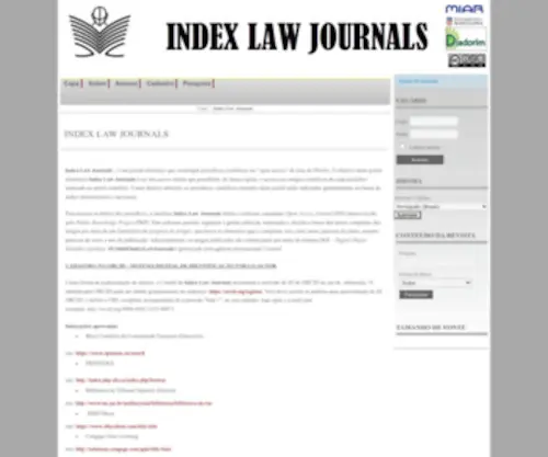 Indexlaw.org(Index Law Journals) Screenshot