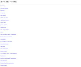 Indexoftvseries.com(Index of TV Series) Screenshot