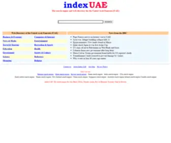 Indexuae.com(UAE Search Engine United Arab Emirates) Screenshot