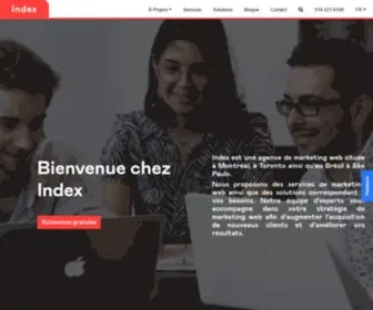 Indexwebmarketing.com(Agence de marketing web pour petites et grandes entreprises) Screenshot