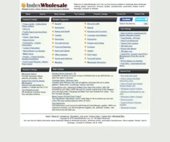 Indexwholesale.com(Wholesale Directory) Screenshot