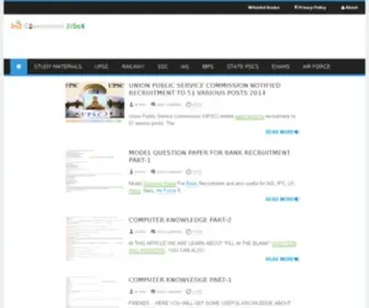 Indgovernmentjobs.com(Indian Government Jobs) Screenshot