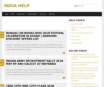 Indhelp.com(India Help) Screenshot