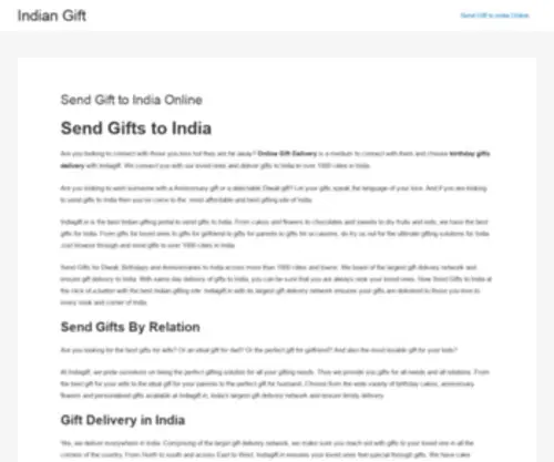 India-Gift.in(Buy Online Gifts in India) Screenshot