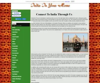 India-IN-Your-Home.com(Discover India Culture) Screenshot