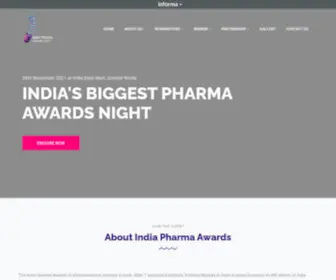 India-Pharmaawards.com(The 8th Edition of India’s Biggest Pharma Awards) Screenshot