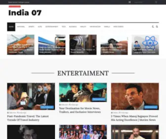 India07.in(Get exclusive & breaking news headlines) Screenshot