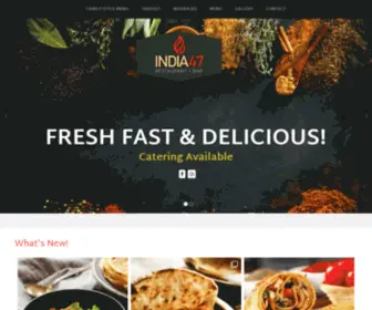 India47.ca(India 47 Restaurant) Screenshot