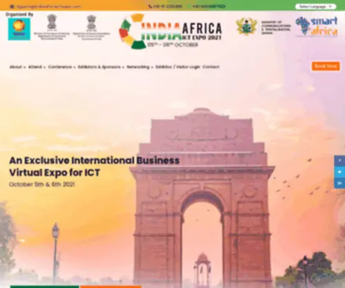 Indiaafricaictexpo.com(Indiaafricaictexpo) Screenshot