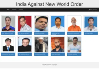 IndiaagainstnewWorldorder.org(IANWO) Screenshot