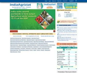 Indiaagristat.com(IndiaAgri growth statistics details figures) Screenshot