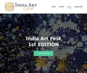 Indiaartfest.com(India Art Fest) Screenshot