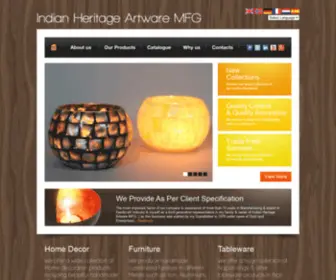 Indiaartware.com(Decorative Indian Artwares & Handicrafts) Screenshot