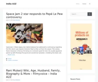 Indiaatoz.in(India A2Z) Screenshot