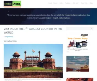 Indiaaura.com(Visit INDIA) Screenshot