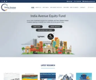 Indiaavenueinvest.com(India Avenue Investment Management) Screenshot