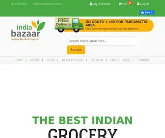 Indiabazaar.com.au(India Bazaar) Screenshot