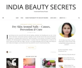 Indiabeautysecrets.com(India Beauty Secrets) Screenshot