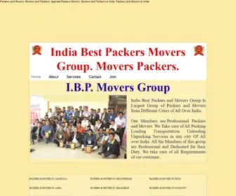 Indiabestpackersandmovers.in(India's Best Packers Movers Group IN) Screenshot