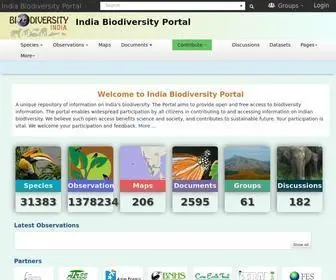 Indiabiodiversity.org(Strand UAS Gateway) Screenshot