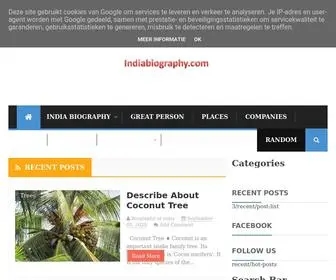 Indiabiography.com(India Biography) Screenshot