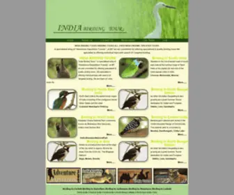 Indiabirdingtours.org(India Birding Tours) Screenshot