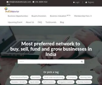 IndiabizForsale.com(Businesses for Sale) Screenshot