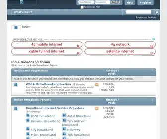 Indiabroadband.net(India Broadband Forum) Screenshot
