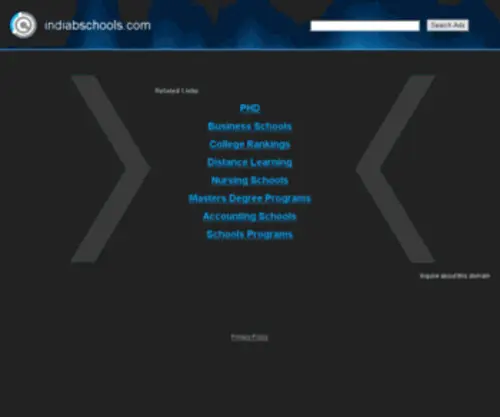 Indiabschools.com(India) Screenshot