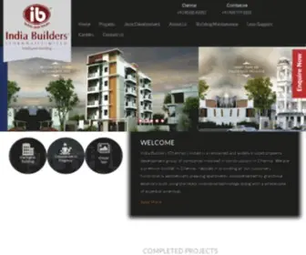 Indiabuilders.in(Premium builder in Chennai) Screenshot