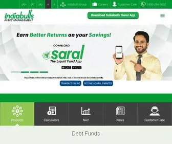 Indiabullsamc.com(Online Mutual Fund Investment Company) Screenshot