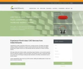 Indiacadworks.com(Outsource CAD Services) Screenshot