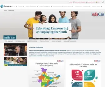 Indiacan.com(Skill Development Courses and Training Programs) Screenshot