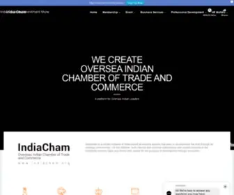 Indiacham.org(Overseas Indian Chamber) Screenshot